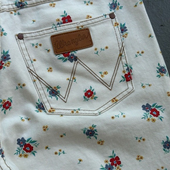 Billabong Cream Floral Straight Leg Jeans - Picture 7 of 16